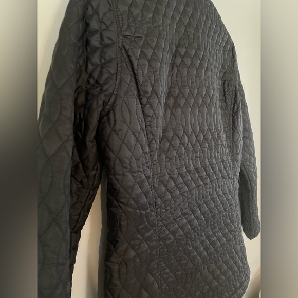 Lands End Jacket Quilted Primaloft Black Full Zip. Size small - Picture 4 of 6